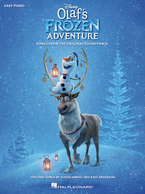 Olafs Frozen Adventure Easy Piano Sheet Music Songbook