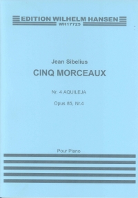 Sibelius Five Pieces Op85 No 4 Aquileja Piano Sheet Music Songbook