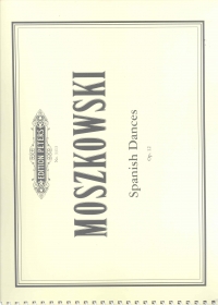 Moszkowski Spanish Dances Op12 2 Pianos 4 Hands Sheet Music Songbook