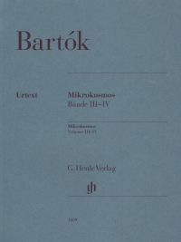 Bartok Mikrokosmos Iii-iv Piano Sheet Music Songbook