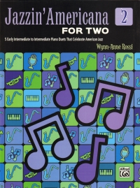 Jazzin Americana For Two 2 Rossi Piano Duet Sheet Music Songbook