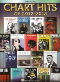 Chart Hits Of 2017-2018 Easy Piano Sheet Music Songbook