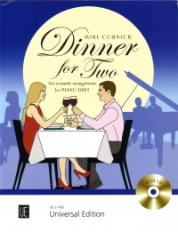 Cornick Dinner For Two Piano Duet + Cd Sheet Music Songbook