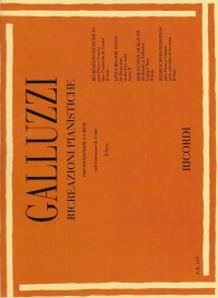 Galluzzi Ricreazioni Pianistiche Vol 2 Pft 4 Hands Sheet Music Songbook