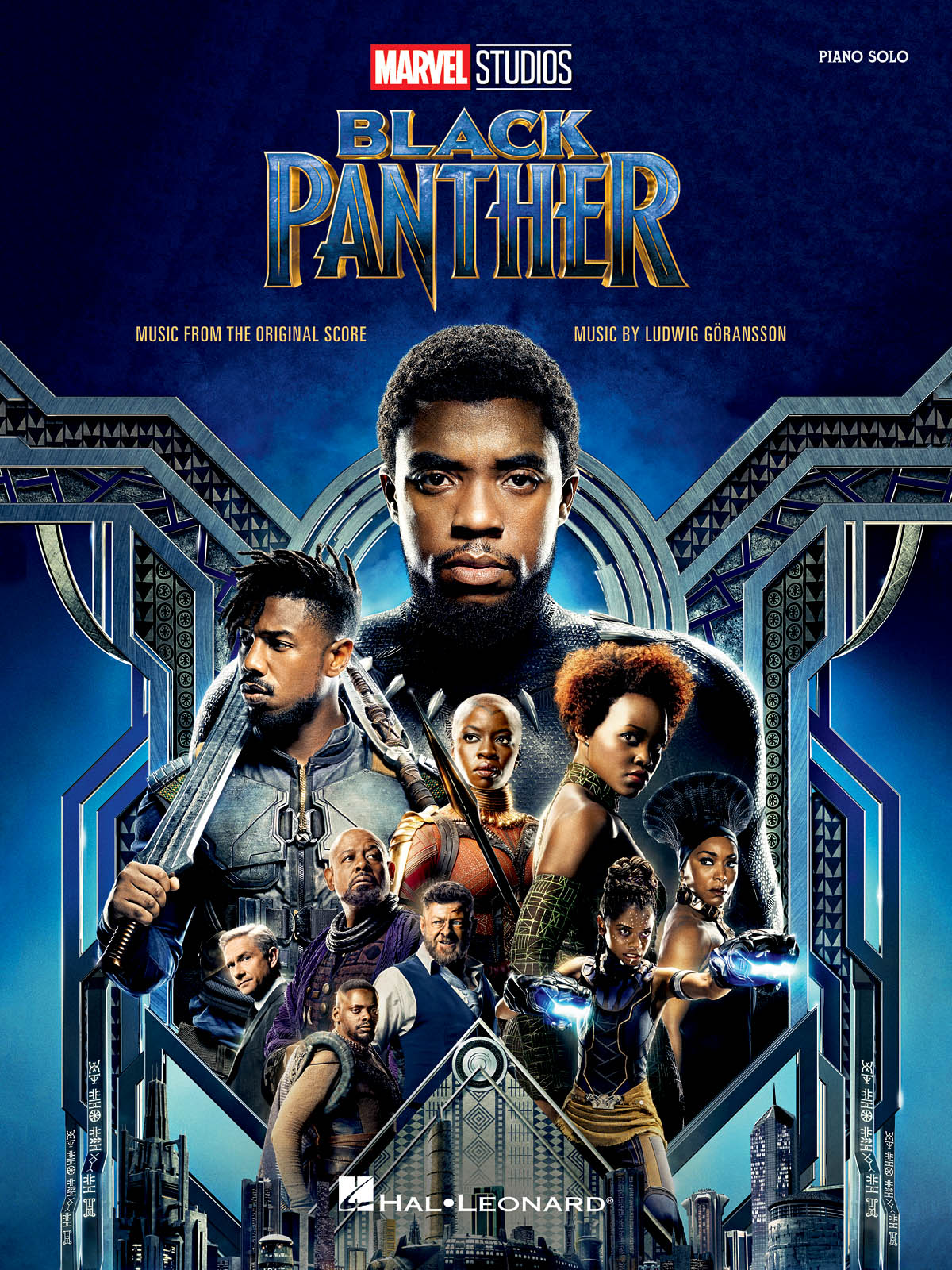 Black Panther Marvel Motion Picture Piano Solo Sheet Music Songbook