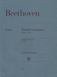 Beethoven Diabelli Variations Op120 Piano Sheet Music Songbook