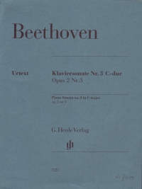 Beethoven Piano Sonata C Op2 No 3 Sheet Music Songbook