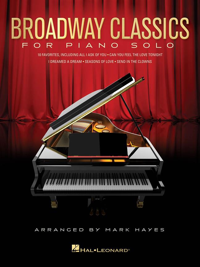 Broadway Classics For Piano Solo Sheet Music Songbook
