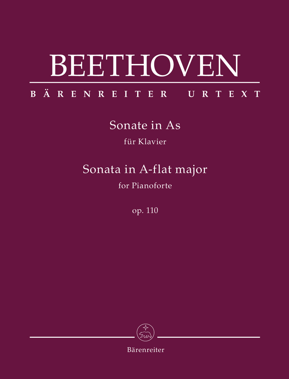 Beethoven Piano Sonata In A-flat Major Op.110 Sheet Music Songbook