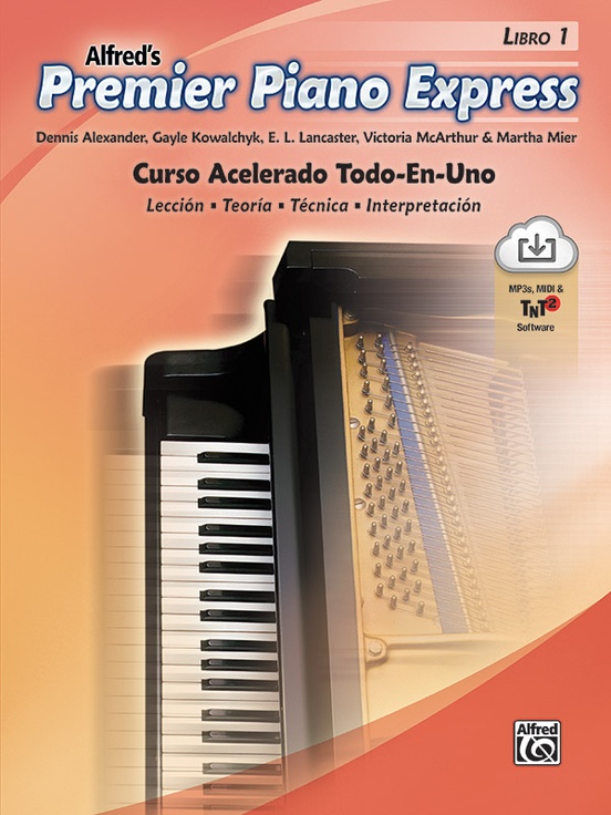 Premier Piano Express Spanish Ed 1 Book & Cd-rom Sheet Music Songbook