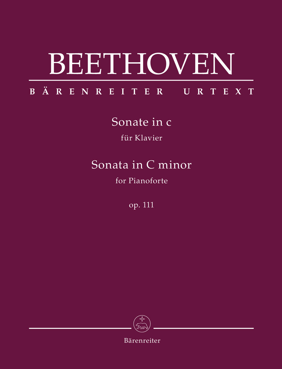 Beethoven Sonata For Pianoforte Cminor Op111 Sheet Music Songbook