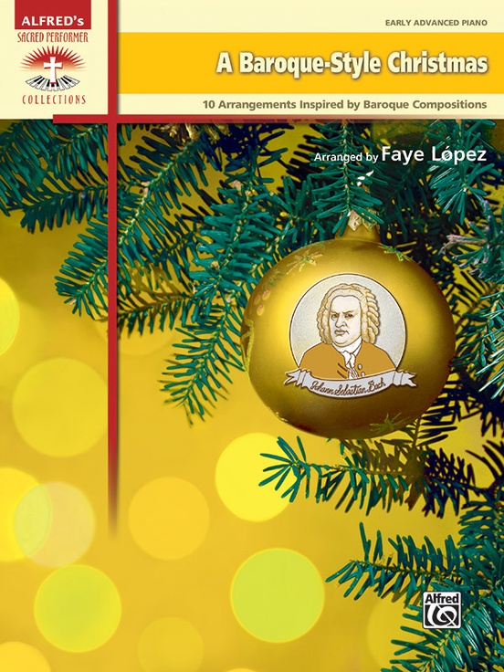 A Baroque-style Christmas Lopez Piano Sheet Music Songbook