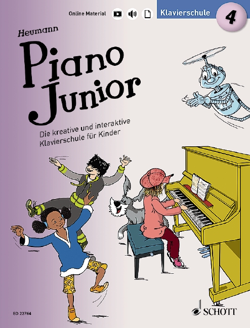 Piano Junior Klavierschule 4 Band 4 Sheet Music Songbook