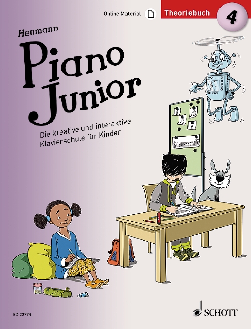 Piano Junior Theoriebuch 4 Band 4 Sheet Music Songbook