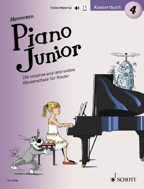 Piano Junior Konzertbuch 4 Band 4 Sheet Music Songbook