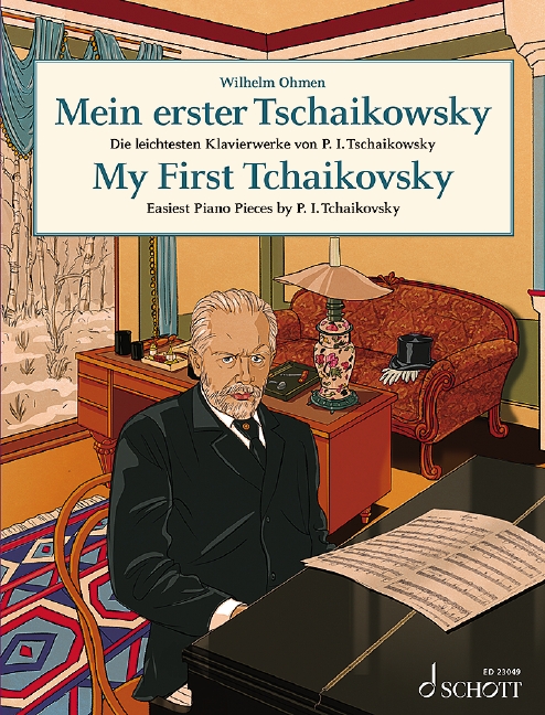 My First Tchaikovsky Ohmen Easiest Piano Pieces Sheet Music Songbook