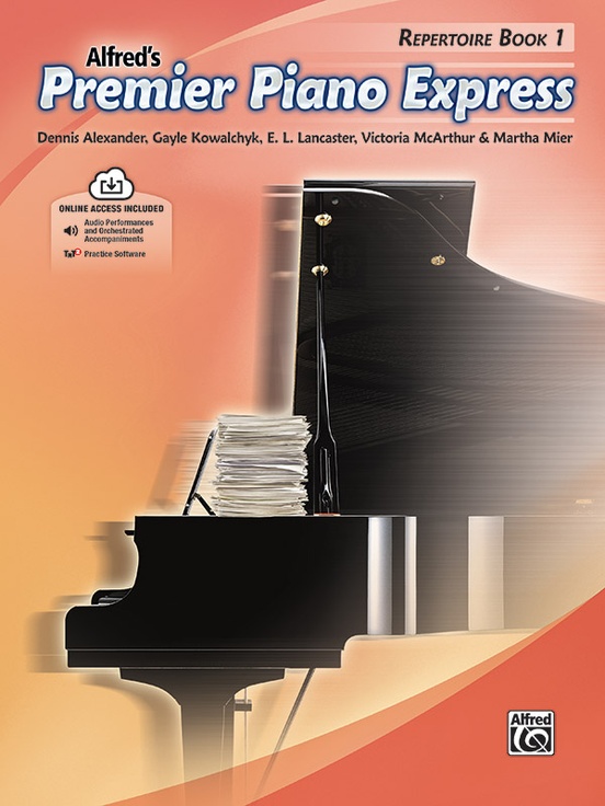 Alfred Premier Piano Express Repertoire Book 1 Sheet Music Songbook