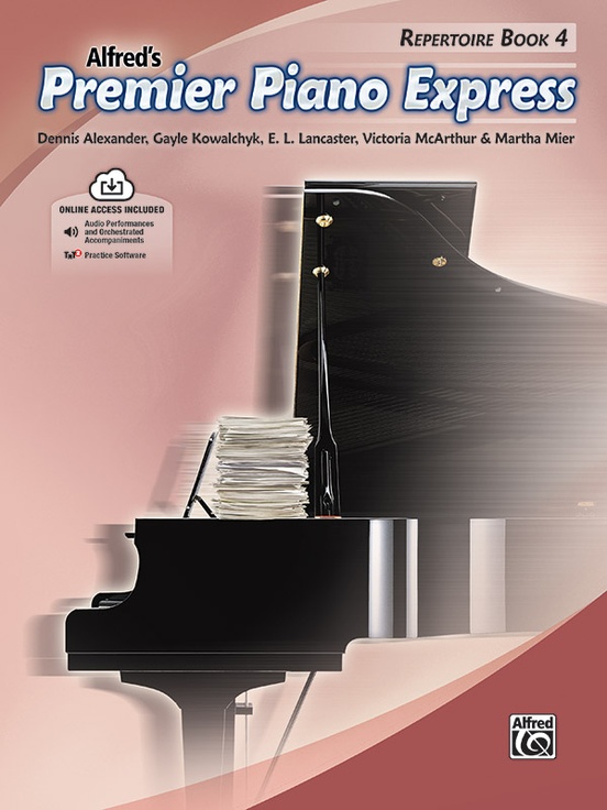 Alfred Premier Piano Express Repertoire Book 4 Sheet Music Songbook