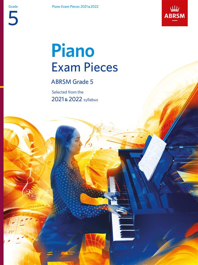 Piano Exams 2021-2022 Grade 5 Abrsm Sheet Music Songbook