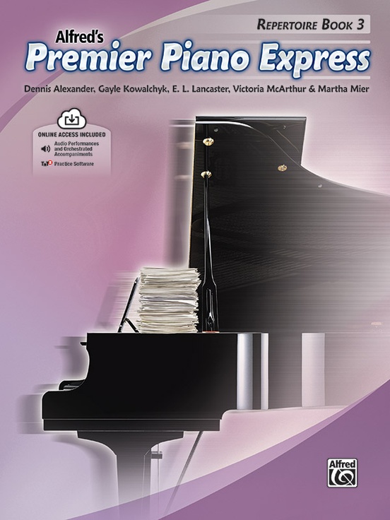 Alfred Premier Piano Express Repertoire Book 3 Sheet Music Songbook