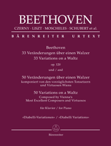 Beethoven 33 Variations On A Waltz Op120 Piano Sheet Music Songbook