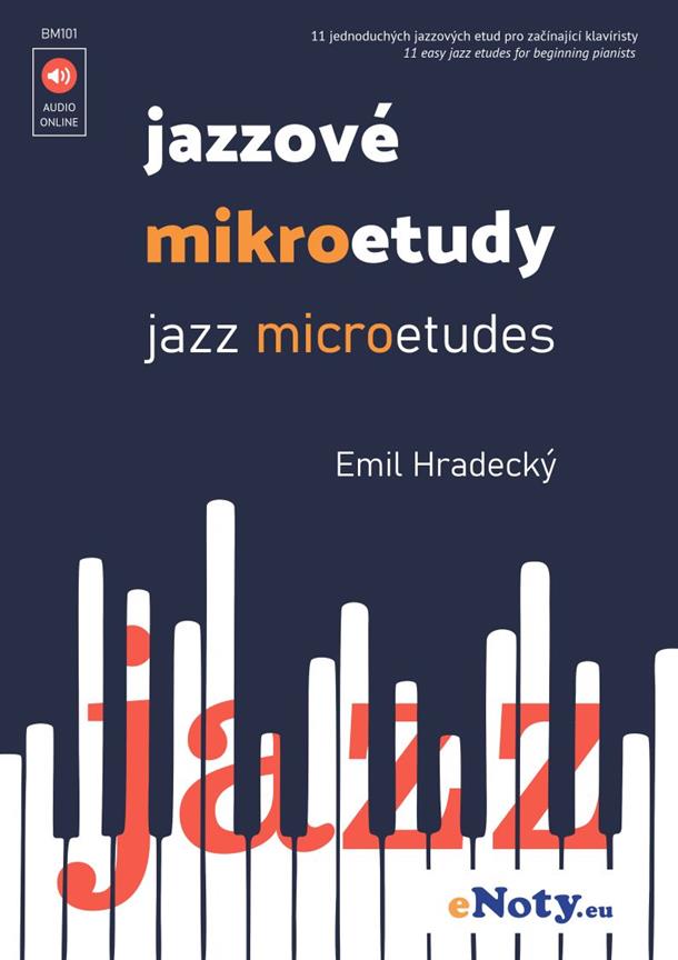 Jazz Microetudes For Easy Piano Hradecky +online Sheet Music Songbook