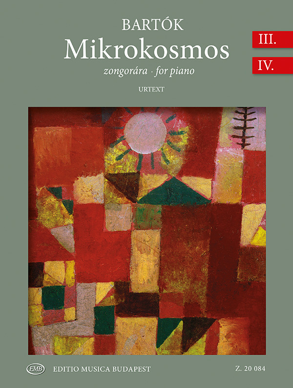 Bartok Mikrokosmos Volumes 3-4 Piano Sheet Music Songbook