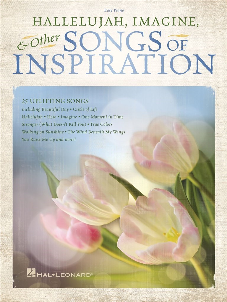 Hallelujah Imagine & Other Songs Of Inspiration Sheet Music Songbook