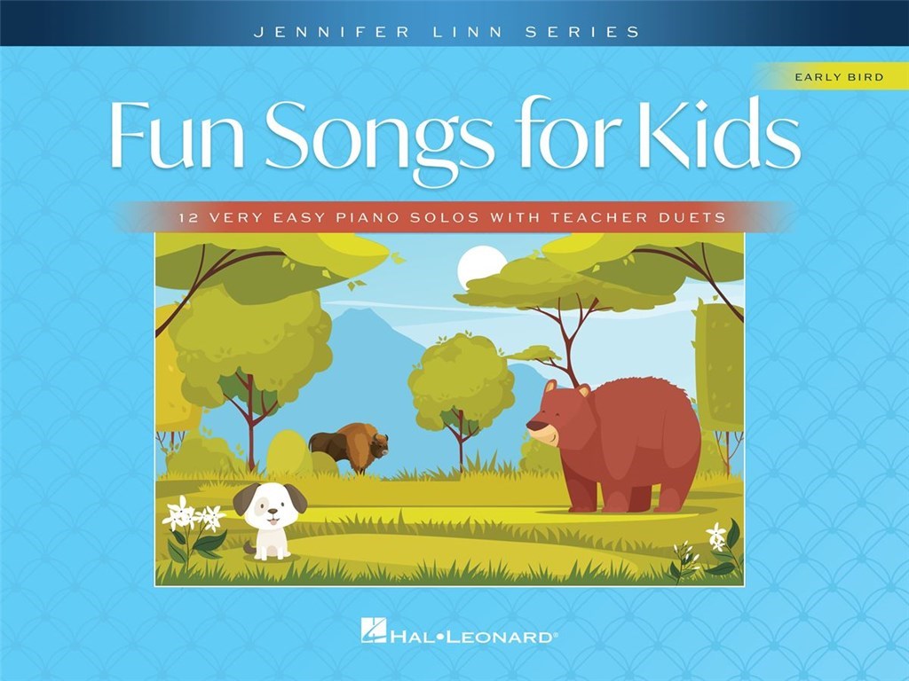 Fun Songs For Kids 12 Very Easy Piano Solos Sheet Music Songbook