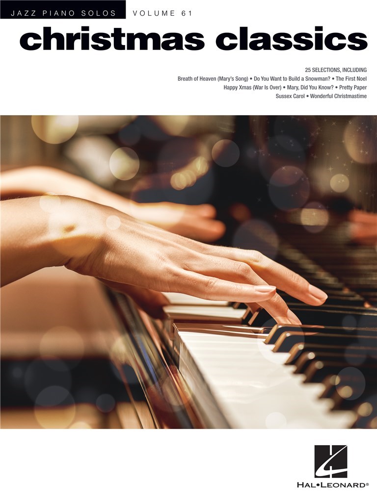 Jazz Piano Solos 61 Christmas Classics Sheet Music Songbook