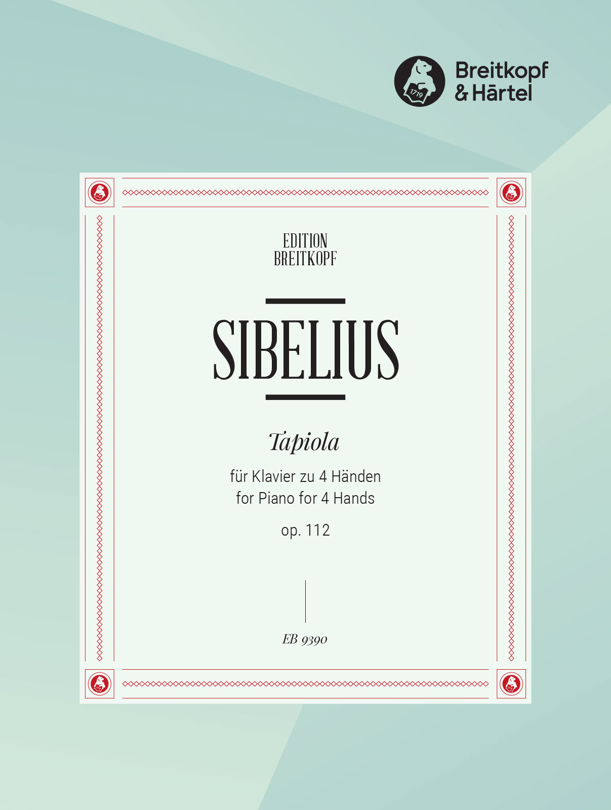 Sibelius Tapiola Op112 Piano 4 Hands Sheet Music Songbook