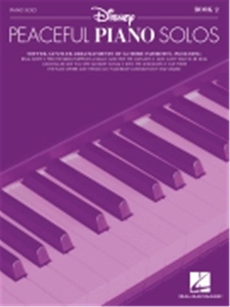 Disney Peaceful Piano Solos Book 2 Sheet Music Songbook