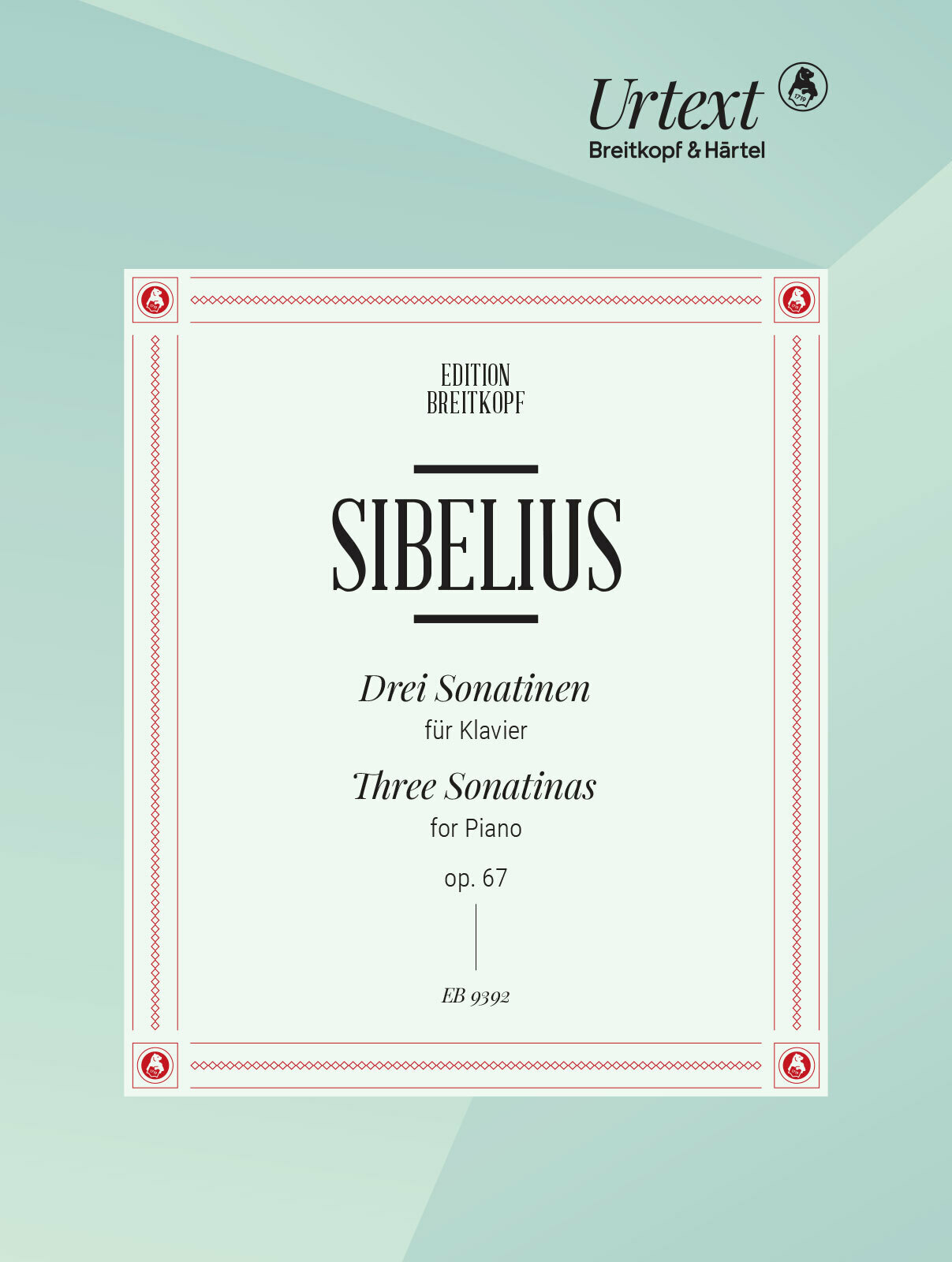 Sibelius Three Sonatinas Op67 Piano Sheet Music Songbook