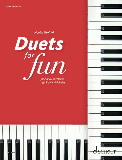 Duets For Fun Twelsiek Piano Four Hands Sheet Music Songbook