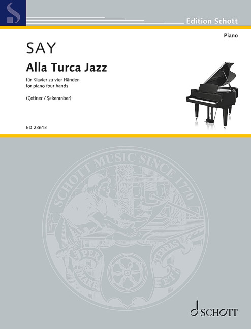 Say Alla Turca Jazz Op5b Piano Four Hands Sheet Music Songbook