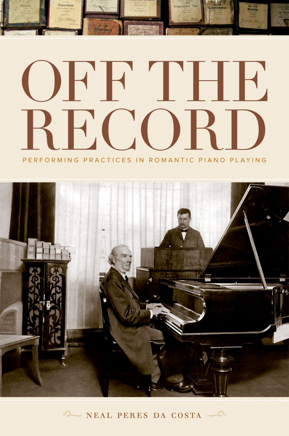 Peres Da Costa Off The Record Hardback Sheet Music Songbook