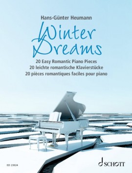 Heumann Winter Dreams 20 Easy Romantic Piano Piece Sheet Music Songbook