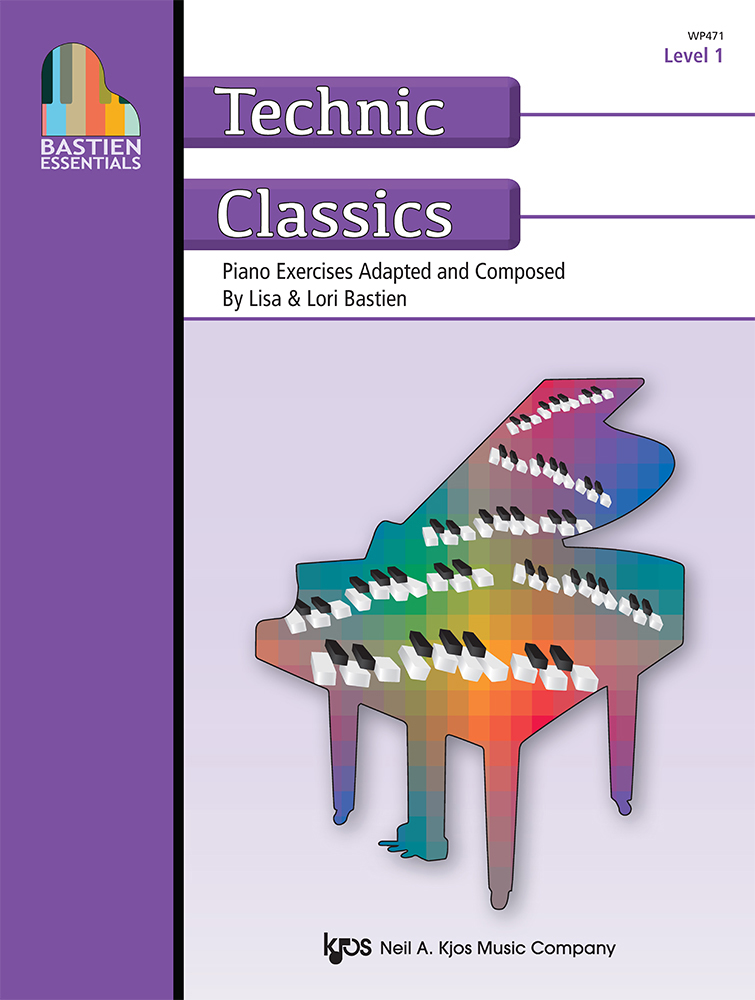 Bastien Essentials Technic Classics Level 1 Piano Sheet Music Songbook