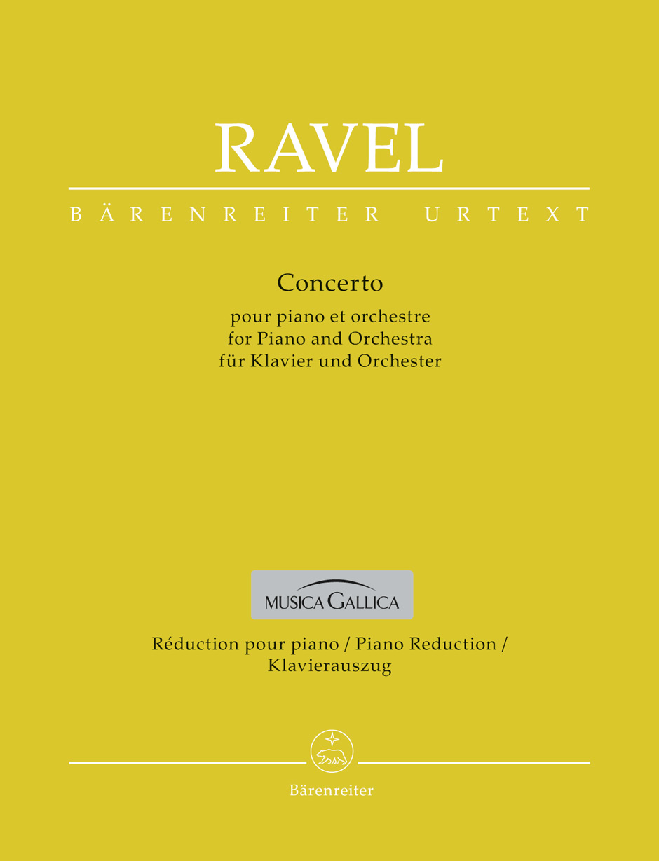 Ravel Piano Concerto In G Major 2 Piano Reduction Sheet Music Songbook