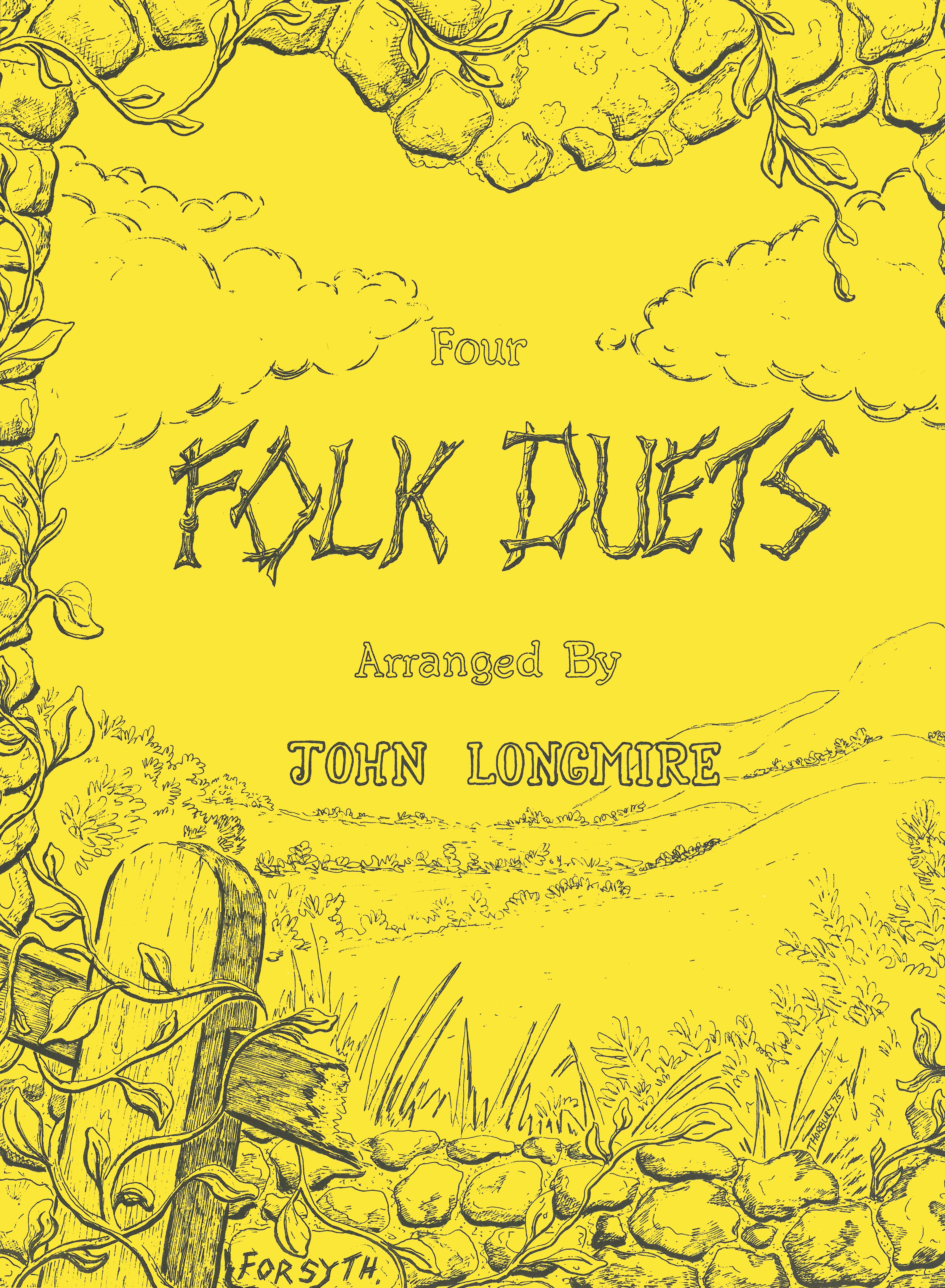 Longmire Four Folk Duets Piano Duet Sheet Music Songbook