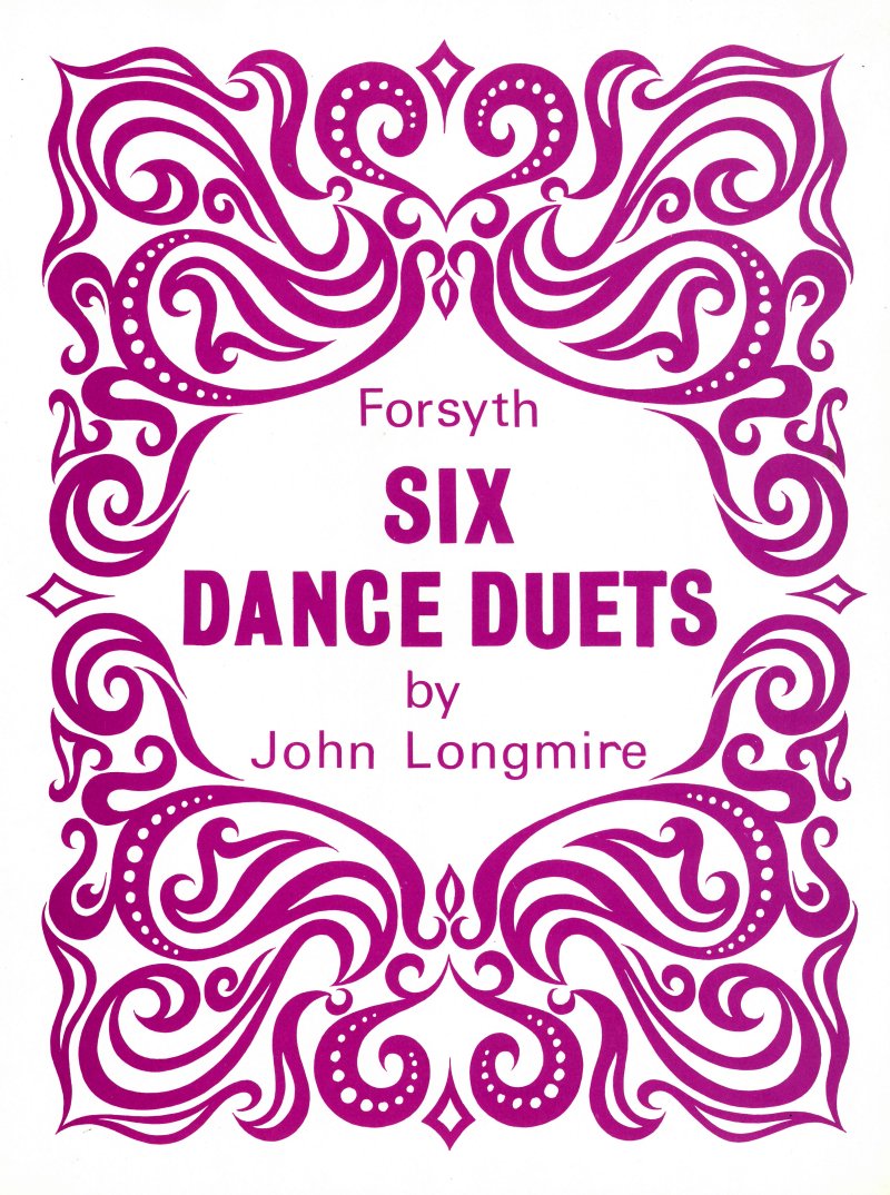 Longmire Six Dance Duets Piano Duet Sheet Music Songbook