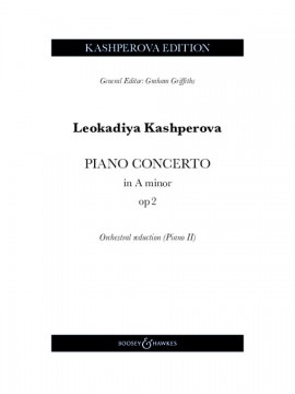 Kashperova Piano Concerto In A Min Op2 Piano Ii Sheet Music Songbook