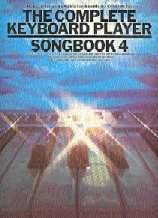 Complete Keyboard Player Songbook 4 Sheet Music Songbook
