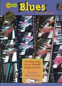 Intro To Blues For Keyboard Martucci Book & Cd Sheet Music Songbook