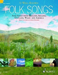 34 Well-known Folk Songs Cauldwell & Kember Sheet Music Songbook