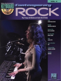 Keyboard Play Along 04 Contemporary Rock Book & Cd Sheet Music Songbook