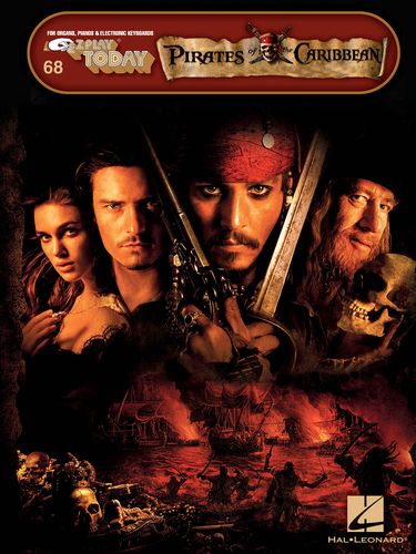 E/z 068 Pirates Of The Caribbean Keyboard Sheet Music Songbook
