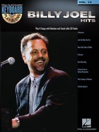 Keyboard Play Along 13 Billy Joel Hits Book & Cd Sheet Music Songbook