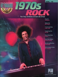 Keyboard Play Along 16 1970s Rock Book & Cd Sheet Music Songbook