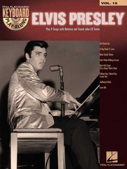 Keyboard Play Along 15 Elvis Presley Book & Cd Sheet Music Songbook